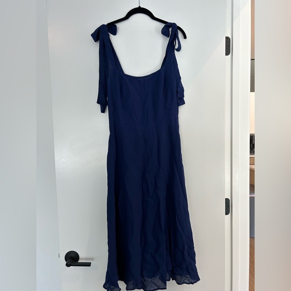 Reformation Twilight Dress (Color: Danube)- Sz 10P - Picture 7 of 8